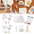 thumbnail image 1 of CoreLiving 20 Piece Foam Texture Paper Set with 12 Color Puffy Paint Markers, 3 Aqua Puff Water Brushes, 1 Display Stand for 3D Texture Painting and Modeling Paste Artwork, 1 of 10