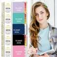 thumbnail image 1 of CoreLiving 2026 Daily Weekly Monthly Planner 12-Month Spiral Notebook Calendar, Academic Organizer Book with Inner Pocket for Office Home Use (6.2" x 8.5"), Pink, 1 of 10