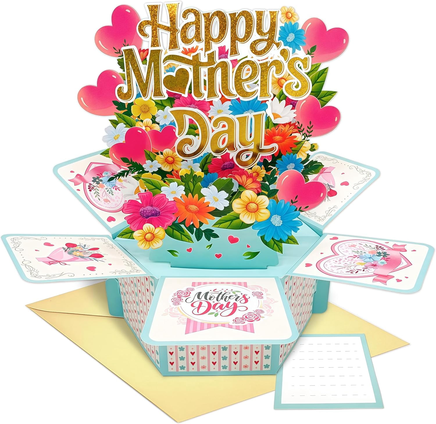 CoreLiving 3D Pop Up Card Happy Mothers Day Musical Birthday Card for ...