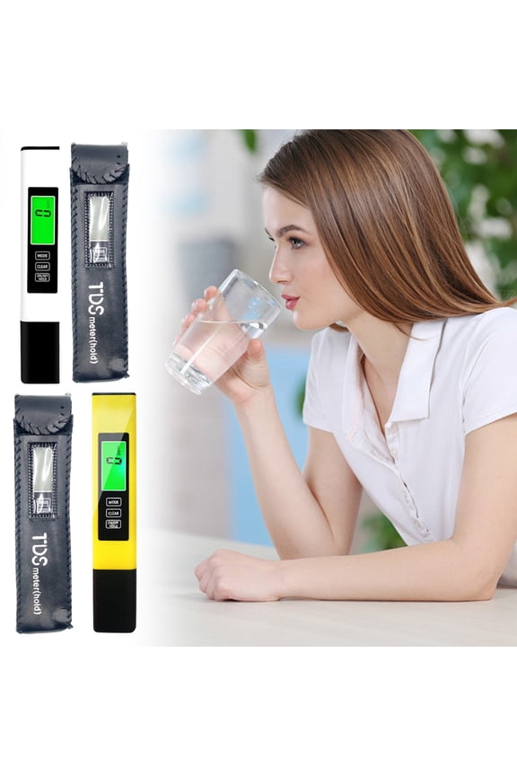 4 in 1 Digital Water Tester and TDS Meter with EC & Temperature (C/F) Function, 0-9999 ppm Water Quality Test Kit for Drinking Water, RO/DI System, Aquariums and Hydroponics, 1 Tester