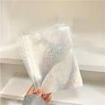thumbnail image 1 of CoreLiving A5 Card Binder Refill Pages 8-Pocket Sleeves, 6-Ring Photo Album Sheets Double-Sided Protectors Laser Star Flower Design, 10 Pack, 1 of 5