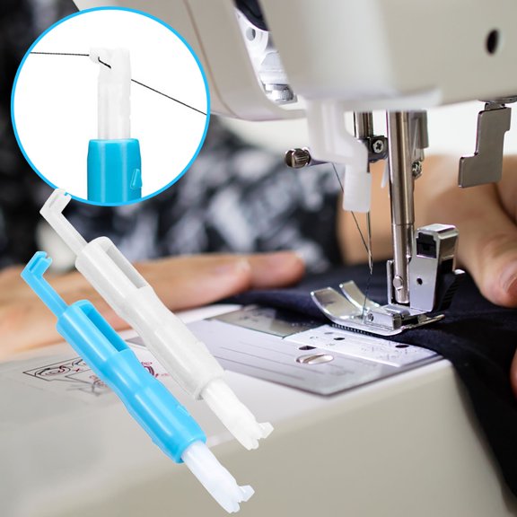 CoreLiving Automatic Sewing Needle Threader and Bodkin Threading Tool for Sewing Machine, Durable Needle Inserter and Threader for Sewing Notions, 1 Piece