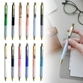 thumbnail image 1 of CoreLiving Black Ink Ballpoint Pens Medium Point 1mm Retractable Pens with Super Soft Comfort Grip for Professional Office and Nurse Writing Supplies, 1 Count, 1 of 10