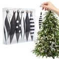 thumbnail image 1 of CoreLiving Black and White Christmas Ornaments, 5.9 Inch, Polka Dot and Striped Ball Decor, Modern Farmhouse Xmas Tree Decorations for Home, Party, Holiday, 1 of 9