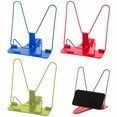 thumbnail image 1 of CoreLiving Book Stand Foldable Bookends with Adjustable Clips Document Holder for Textbook or Recipe Book Display Durable Book Page Holder for Shelves 1 Pcs, 1 of 6