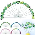 thumbnail image 1 of CoreLiving Butterfly Decorations, 12 Inch Metal Plant Stakes for Garden Decor, Colorful Floral Picks for Outdoor Yard Ornaments and DIY Crafts, 24 Pieces, 1 of 10