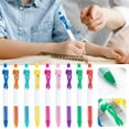 thumbnail image 1 of CoreLiving Cancer Awareness Gifts Pens Red Ribbon Design Retractable Ballpoint Pen 0.7 mm Fine Black Ink with Rubber Grip for Women Bulk Cancer Items 10 Pack, 1 of 10