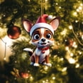 thumbnail image 1 of CoreLiving Christmas Dog Ornaments Animal Ornaments for Christmas Tree - Funny Hanging Decoration Gift for Dog Lovers & Holiday Parties, 1 of 9