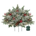 thumbnail image 1 of CoreLiving Christmas Planters & Holiday Planter Filler Set, Outdoor Prelit Xmas Pine Trees with 60 LED Lights & Tripod Stake, All-Weather Winter Pot Fillers for Front Porch Decor, Easy Installation, 1 of 6