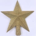 thumbnail image 1 of CoreLiving Christmas Tree Topper, 8 inch Sparkling Glitter Bethlehem Star, Lightweight Mini Tree Topper for Tabletop or Desktop Small Artificial Holiday Trees, 1 of 5