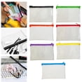 thumbnail image 1 of CoreLiving Clear Hard Shell Zipper Case, Transparent Waterproof Plastic Pouch for Travel Makeup Bag Organizer Diaper Bag Essentials and Currency Storage, 1-Pack, 1 of 10