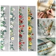 thumbnail image 1 of CoreLiving Clear Plastic Ruler 6 Inch Metric Only Small Straight Ruler, Cute Girly Flower Design Transparent Measuring Tool, No Imperial Scale Portable Ruler for Home Office Sewing Drafting 1 Pieces, 1 of 10
