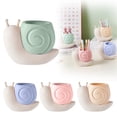 thumbnail image 1 of CoreLiving Cute Desk Organizer Pen Holder for Desk Green Snail Design Pencil Holders & Pen Holders Container Craft Supply Storage Small Space Office Decor, 1 of 10