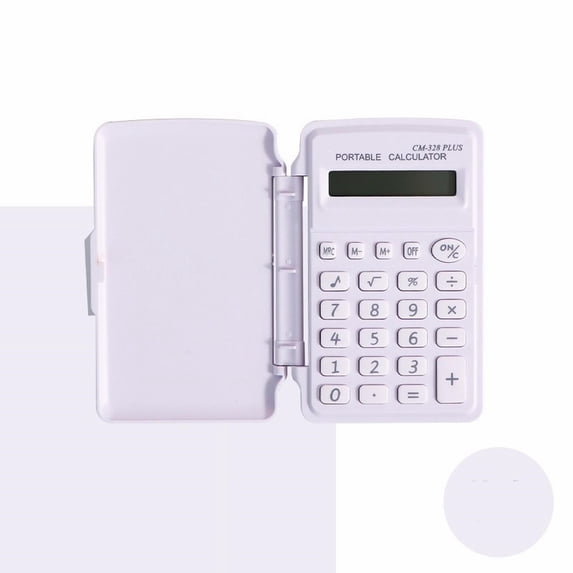 CoreLiving Desktop Calculator 8 Digit Small Calculator with Scientific Functions Flip Cover Portable Pocket Calculator Handheld for Basic Arithmetic Financial Accounting Office Essentials