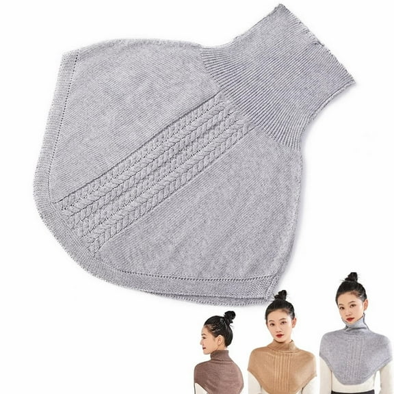 CoreLiving Detachable Collar for Women, Faux Turtleneck Dickies & Blouse Collars, Turtle Neck Warmer Layering Top, Elegant False Collar for Professional and Daily Outfits