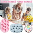 thumbnail image 1 of CoreLiving Easter Bunny Chocolate Mold - Food Grade Silicone Mold Set for Baking Candy Soap with Rabbit Egg Design DIY Craft Supplies, 10 Cavities Mold, 1 of 7