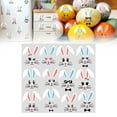 thumbnail image 1 of CoreLiving Easter Bunny Face Vinyl Decals Rabbit Face Stickers for Easter Party Decorations Basket Bucket Wine Glass Mug Refrigerator Window Clings Front Porch Door Car Decor Supplies, 1 of 6