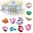 thumbnail image 1 of CoreLiving Easter Cookie Molds Stainless Steel Baking Cutters Set with Bunny Rabbit Chick Carrot Egg Flower Butterfly and Holy Cross Shapes for Spring Holiday Biscuit Baking, 1 of 4