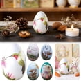 thumbnail image 1 of CoreLiving Easter Tree Decorations, Handcrafted Blown Resin Easter Egg Ornaments with Stained Resin Finish, Hanging Spring Tree Ornaments for Small Tree, Indoor Easter Decor for Home, 1 of 7