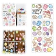 thumbnail image 1 of CoreLiving Easter Window Clings 6 Sheets 36 Pcs Reusable Rabbit Egg Decorations for Glass Windows, Double-Sided Spring Decor for Home Office Living Room, 1 of 9