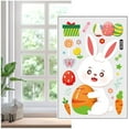 thumbnail image 1 of CoreLiving Easter Window Clings Decorations, Festive Spring Holiday Decals for Glass Windows Featuring Whimsical Bunny Radish and Egg Designs for Home and Office, 1 of 8