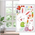 thumbnail image 1 of CoreLiving Easter Window Decals for Glass Windows, Spring Decorations with Double-Sided Clings Including Bunnies Radishes and Easter Eggs for Home Office Ambiance, 1 of 8
