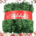 thumbnail image 1 of CoreLiving Extra Long Outdoor Garland Christmas Garland Green Garland for Porch Decorations, Non-Lit Soft Artificial Greenery Holiday Decor for Home Garden Indoor Outdoor Use, Guirnaldas de Navidad, 1 of 8