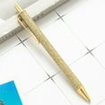 thumbnail image 1 of CoreLiving Fancy Decorative Ballpoint Pen for Women, Glitter Sparkle Gem Body with Rhinestone Accent, Smooth Writing Medium Point Black Ink, Cute Pretty Unique Design, Cool Bougie Inspirational Gift, 1 of 5
