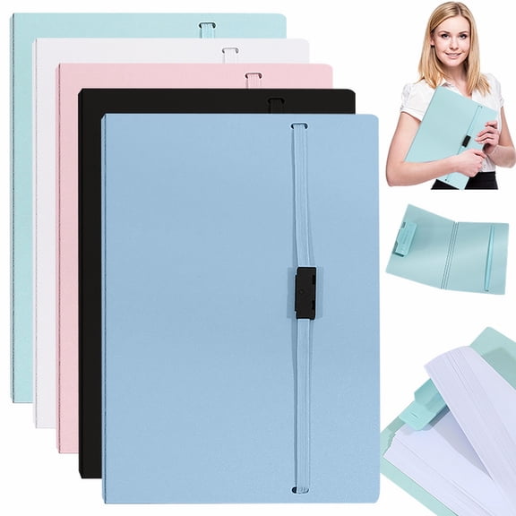 CoreLiving Foldable Clipboard Folder With Storage Compartment And Pen Holder, Portable Clipboard Binder Organizer For Office Work, Nursing, Business And Daily Use