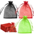 thumbnail image 1 of CoreLiving Fruit Protection Bags, Mesh Garden Netting for Fruit Trees with Drawstring, Reusable Green Organza Fruit Cover, Bird and Insect Barrier, 8x12 Inches, 1 PC, 1 of 10