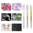 thumbnail image 1 of CoreLiving Gel Pens Metallic Set, 1mm Medium Point Opaque Archival Ink Pens for Black Paper Drawing & Sketching, White Ink Pen for Card Making, White Pen for Illustration & Journaling, 1 Pieces, 1 of 10
