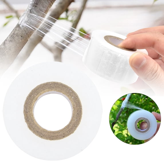 CoreLiving Grafting Tape for Fruit Trees, Stretchable Parafilm Plant Tape for Floral Budding and Gardening, Clear Tree Repair Tape and Pruning Sealer, 1 Pack