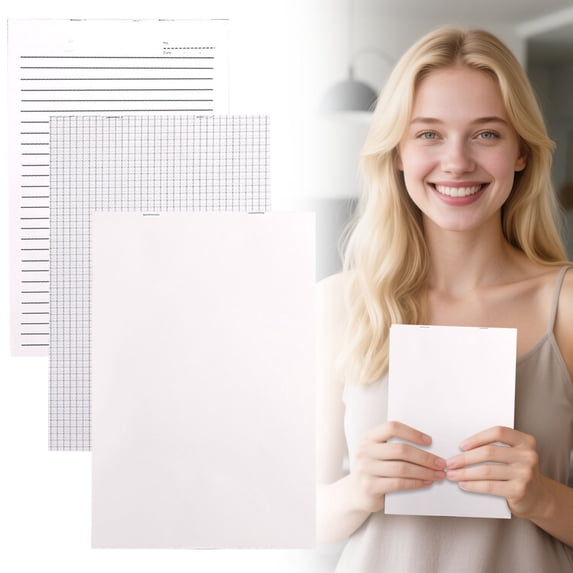 CoreLiving Graph Paper Journal, Transparent Hardcover Grid Notebook with Thick 100 GSM Paper for Professional Math and Engineering Drafting Designs, 80 Pages, 5 Pack