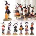 thumbnail image 1 of CoreLiving Halloween Witch Decorations, Witch Doll Figurine Statue for Home Decor, Witchy Decor Accent for Halloween Shelf, Tabletop and Holiday Display, 1 of 9