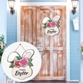 thumbnail image 1 of CoreLiving Happy Easter Wooden Plaque Sign Bunny Rabbit Decorations for Home Indoor Outdoor Spring Wall Art Hanging Door Wreath Front Door Welcome Ornament, 1 of 8