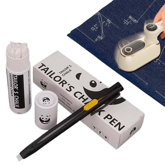 CoreLiving Heat Erasable Fabric Marking Pens for Sewing, Disappearing Ink Quilting Chalk Marker for Embroidery, Erasable Pen for Cotton and Knitted Fabrics, 1 Pack