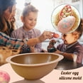 thumbnail image 1 of CoreLiving Large 3D Breakable Easter Egg Silicone Chocolate Mold Set - Food-Grade Baking Molds for Shaped Candy, Desserts, and Jelly, Egg-Shaped Baking Pan, 1-Cavity Easter Silicone Mold, 1 of 9