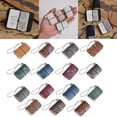 thumbnail image 1 of CoreLiving Leather Pocket Journal Handmade Cowhide Mini Notebook Small Notepad Blank Pages Multi-Purpose Ledger A6 Size for Home Office Travel Sketchbook Vow Books Style Diary, 1 of 10