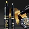 thumbnail image 1 of CoreLiving Liquid Chrome Markers Gold Paint Pens Medium and Fine Tip Acrylic Paint Markers Permanent Mirror Effect Metallic Paint for Drawing DIY Crafts Model Touch Up Art Projects 1 Pack, 1 of 7