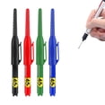 thumbnail image 1 of CoreLiving Metal Marking Pen, Long Head Deep Hole Marker with 20mm Long Nose, 45mm Permanent Ink Pen, Waterproof Construction Markers for Rough Surfaces, 1 Count, 1 of 10