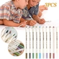 thumbnail image 1 of CoreLiving Metallic Permanent Markers Fine Tip Paint Pens Set of 3 for Scrapbook Paper Ceramic Glass Easter Pumpkin Rock Painting Craft, 1 of 10