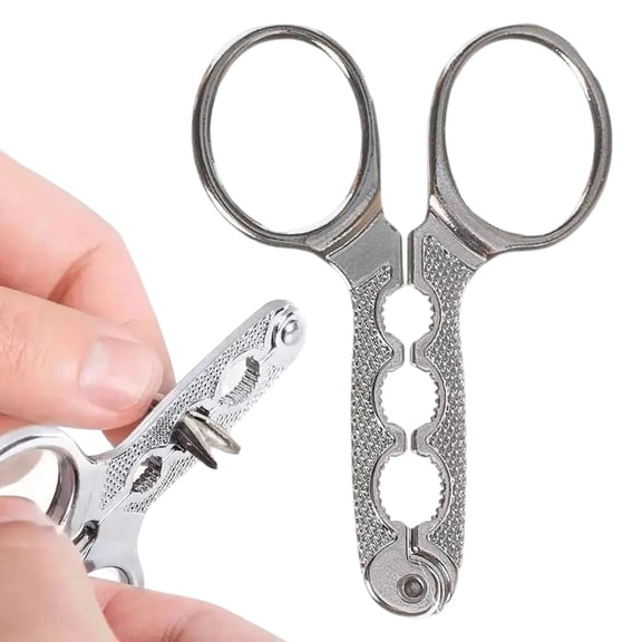 CoreLiving Nut Cracker, Premium Stainless Steel Metal Nutcracker Tool for Pecans, Walnuts and Pistachios, High Hardness Multi-Function Sheller Opener Gadget, 3 PC