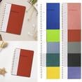 thumbnail image 1 of CoreLiving PU Leather Hardcover Notebook Journal, 5.75" x 8.125" College Ruled Spiral Notebook with Inner Pockets, 160 Pages Twin-Wire Binding, Reef Green, 1 of 10