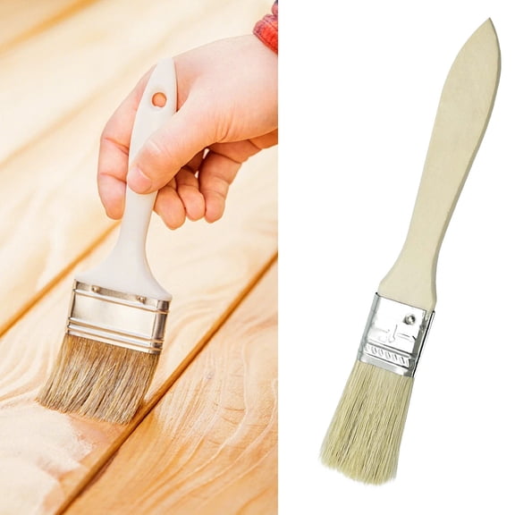 CoreLiving Pastry and Basting Brushes, Natural Bristle Kitchen Brushes for Baking, Basting, Grilling, Saucing & Oil, Premium Heat-Resistant Cooking, Butter, BBQ and Marinade Brushes