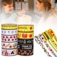 thumbnail image 1 of CoreLiving Pencil Apple Bus Ruler Themed Ribbon Grosgrain Print Roll for Teacher Appreciation Gifts, Classroom Decorations, Wreaths, Scrapbooking, Gift Wrapping, 7/8 Inch x 10 Yards, 1 of 9