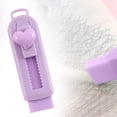 thumbnail image 1 of CoreLiving Pencil Erasers Retractable Sliding Purple Rubber Soft Tip Includes 1 Large Eraser and 1 Plastic Sleeve Refill for Art Studio, 1 of 6