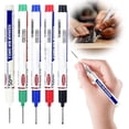 thumbnail image 1 of CoreLiving Permanent Marker Pens with Long Nib, 20mm Extended Tip for Deep Hole Marking, Waterproof & Fade-Resistant Ink for Metal, Wood, and Construction Surfaces, 3 Count, 1 of 6