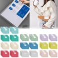 thumbnail image 1 of CoreLiving Plastic File Folders with Snap Closure, Clear Poly Envelopes for Document Protection and Organization, Letter Size Folders with Label Holders for Office Supplies, Blue, 10 Pack, 1 of 10