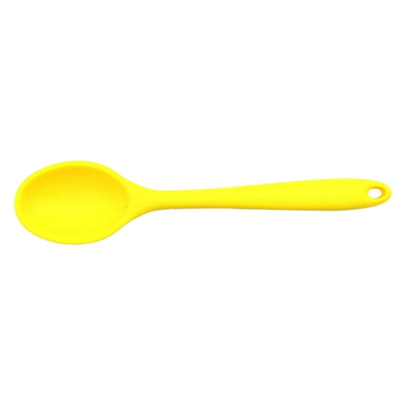 CoreLiving Premium Silicone Spoons, 7.8 Inch Cooking and Mixing Spoons, Large Heat Resistant Non-Stick Kitchen Utensils for Stirring, Serving, Basting, Dishwasher Safe Serving Spoons