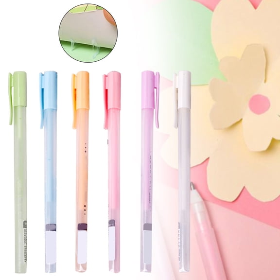CoreLiving Quick Dry Color Spot Glue Pen for Craft Supplies, Easy Control Double Sided Adhesive Roller for Washi Tape Projects, Stickers, and DIY Stationery, 2 Count